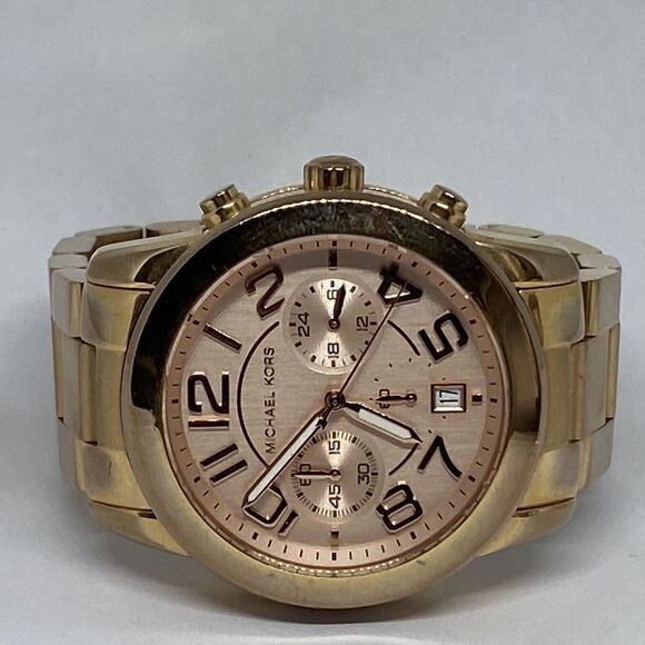 Michael Kors Mercer MK5727 Womens Stainless Steel Analog Dial Quartz Watch OP739 - Picture 7 of 12